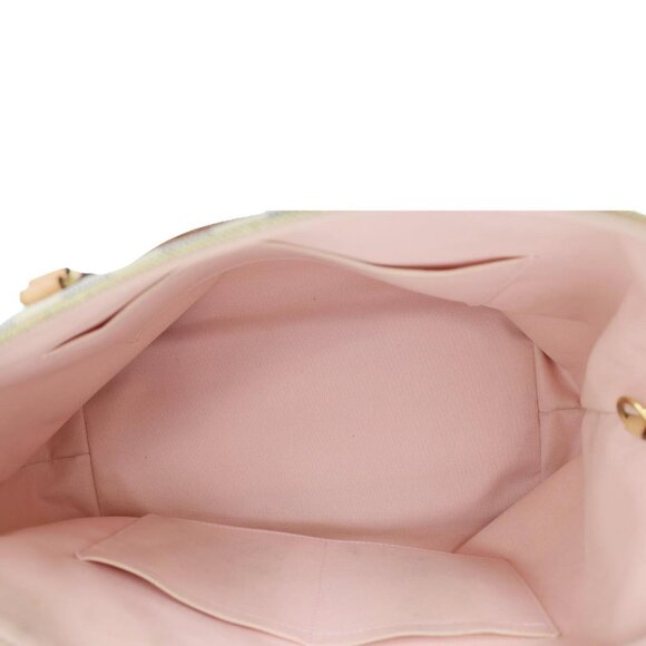 Louis Vuitton  Iena MM Damier Azur Shoulder Bag Rose Ballerine - Picture 8 of 12